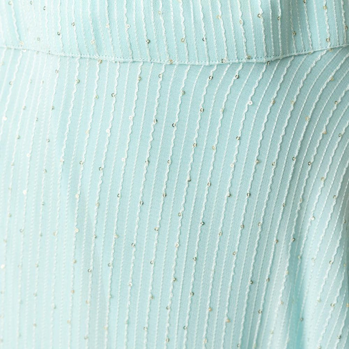 Amelia High Low Aqua Dress - Raas