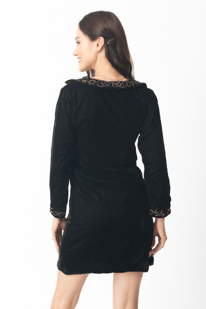 Anaya Black Blazer Dress - Raas