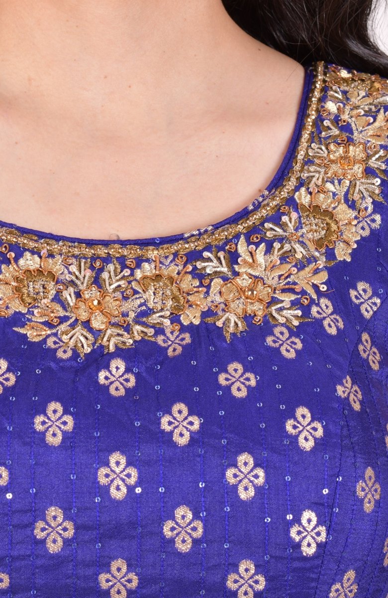 Blue Chaniya Choli - Raas