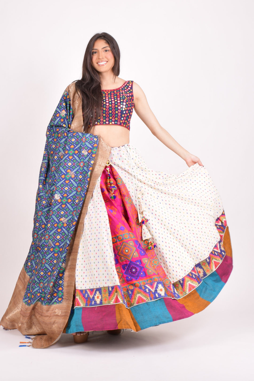 Multi color chaniya choli