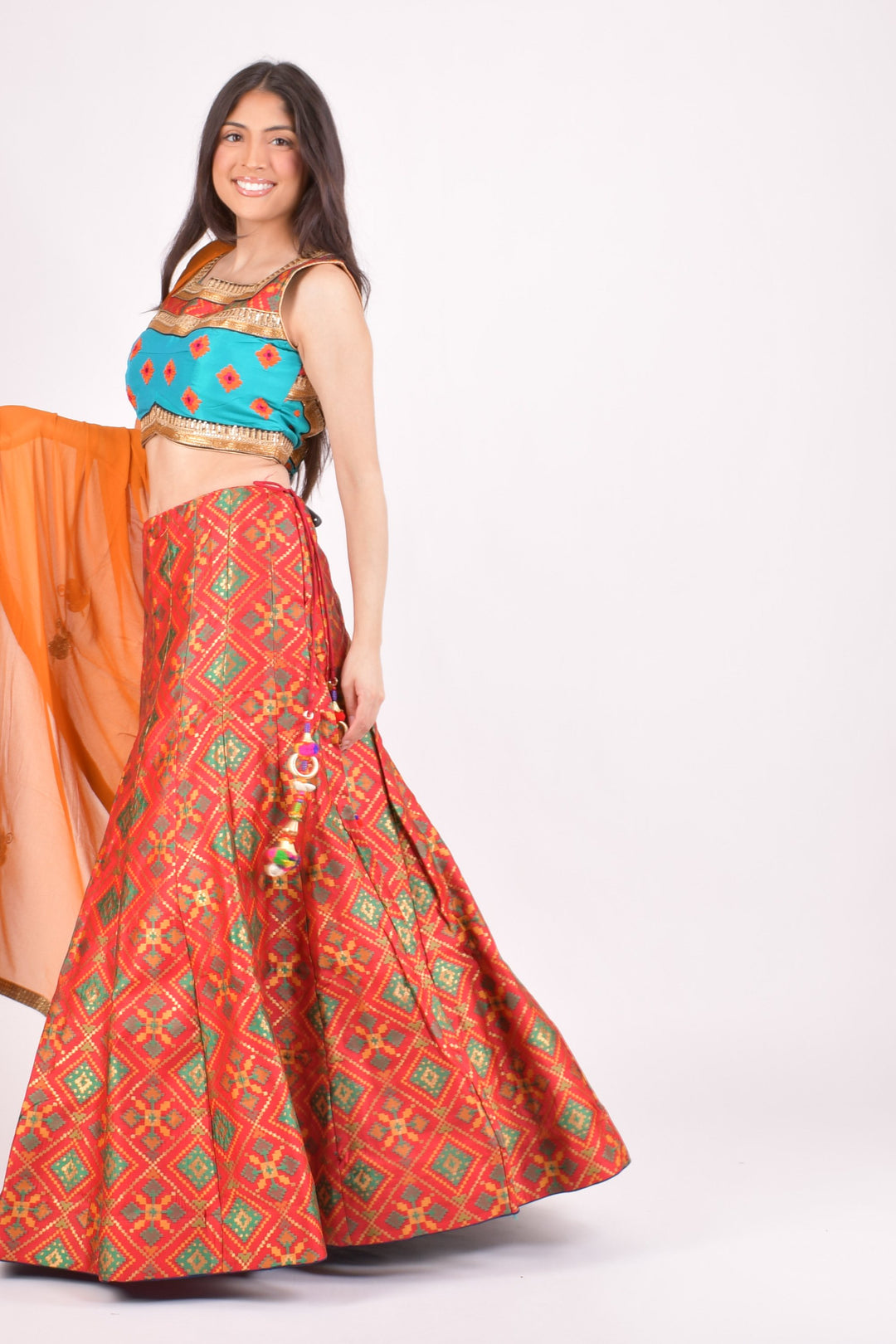 Multi color chaniya choli