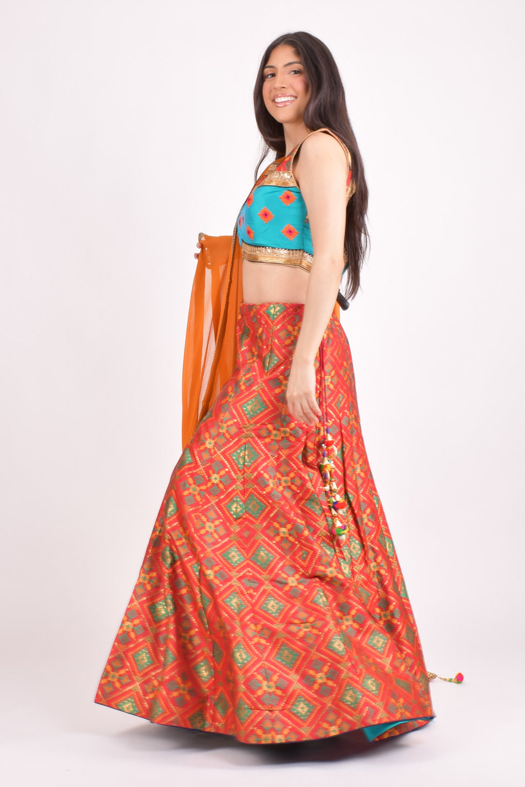 Multi color chaniya choli
