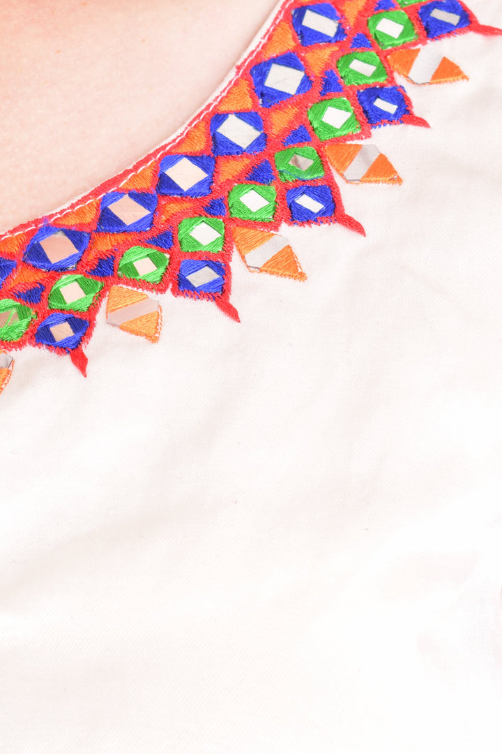 Multi color silk chaniya choli set
