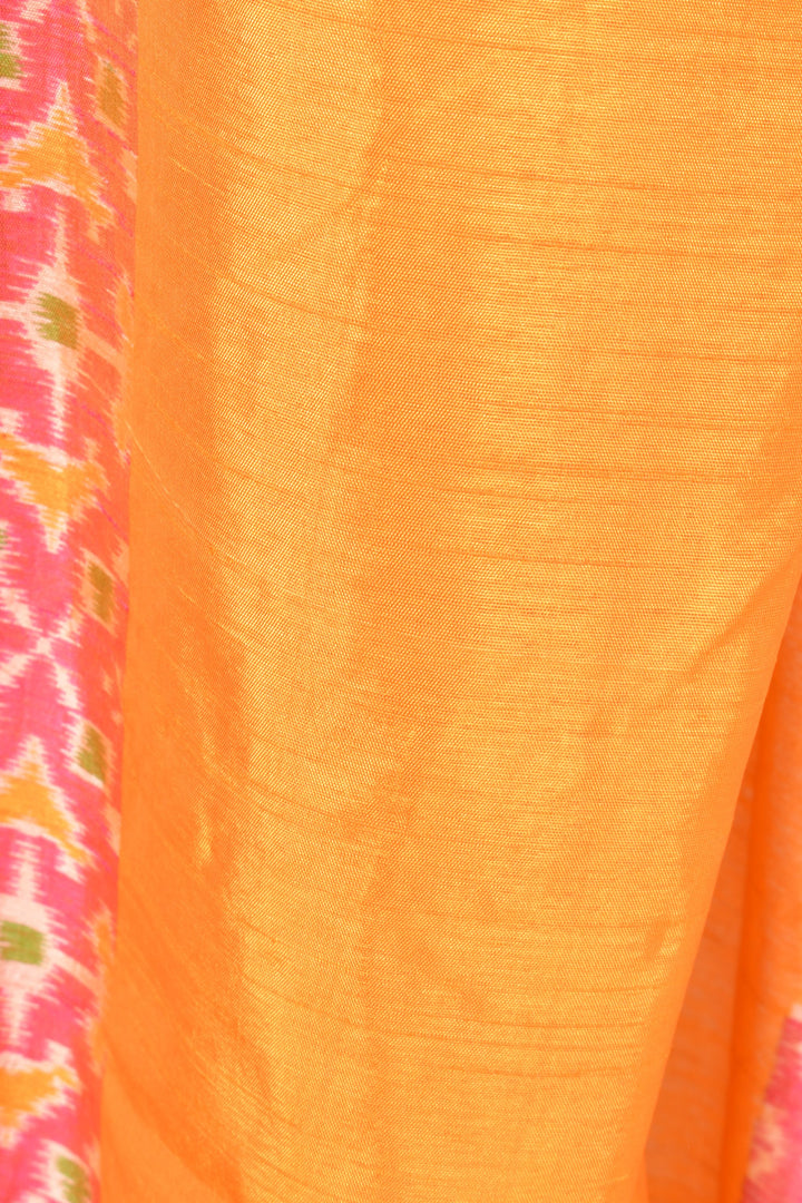 Off white cotton silk chaniya choli set
