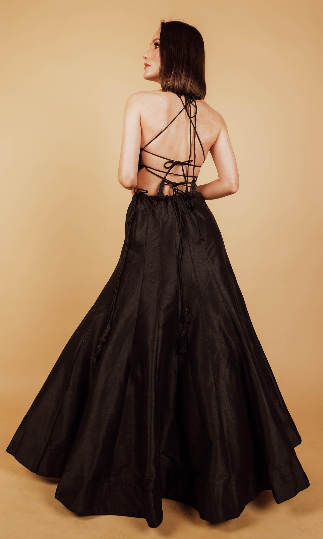 AG1809 black dress-[bridesmaid_dresses]-[maxi_dresses]-[black_dresses]