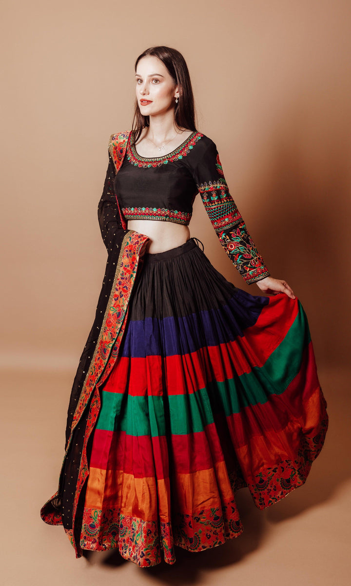 CC3771 multi color chaniya choli-[lehenga_choli]-[chaniya_choli]-Chaniya choli-Raas