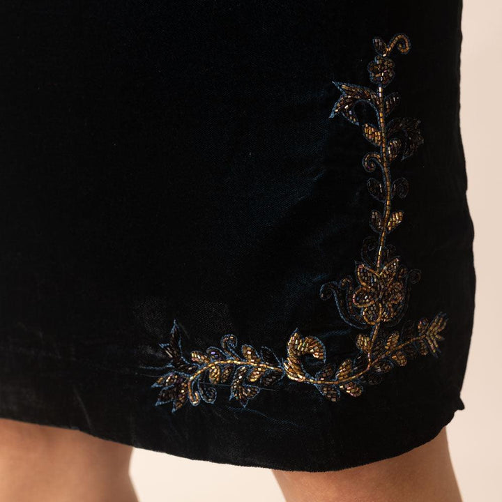 Binni Velvet Mini Dress - Raas