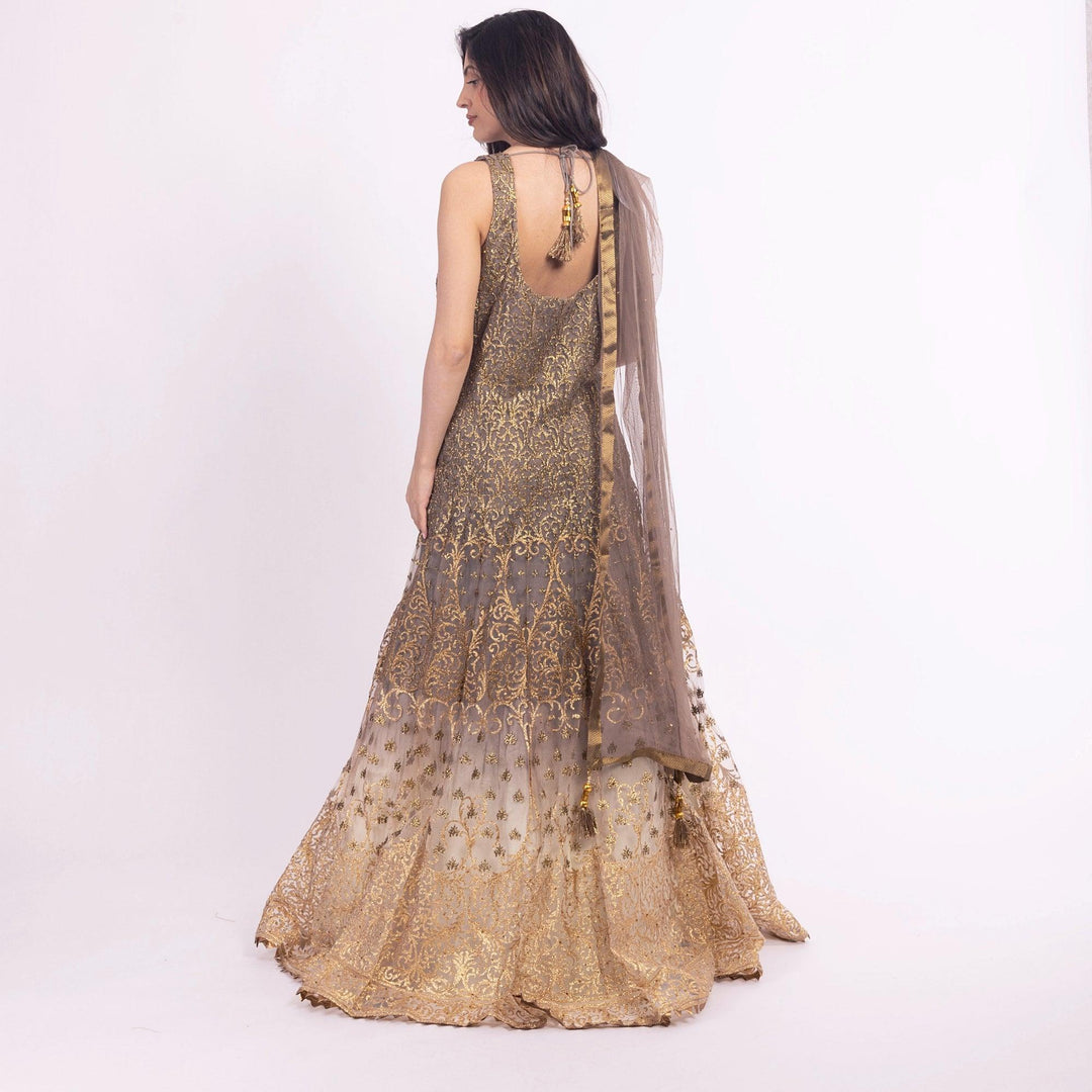 Elsinore Brown Gown - Raas