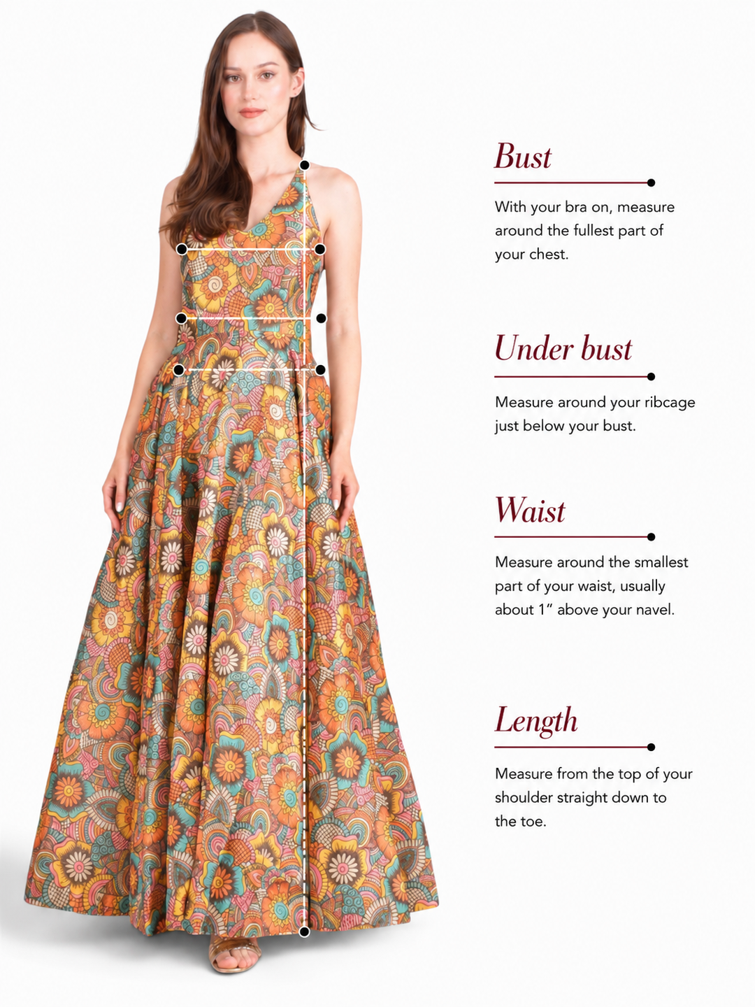 How To Take blouse, Lehenga and Gown Measurement For Online Shopping  Raas