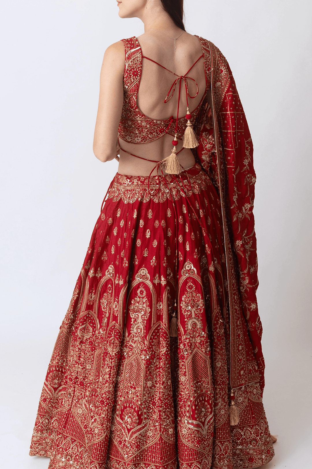 Jiya Banarasi Silk Lehenga Choli Set - Raas