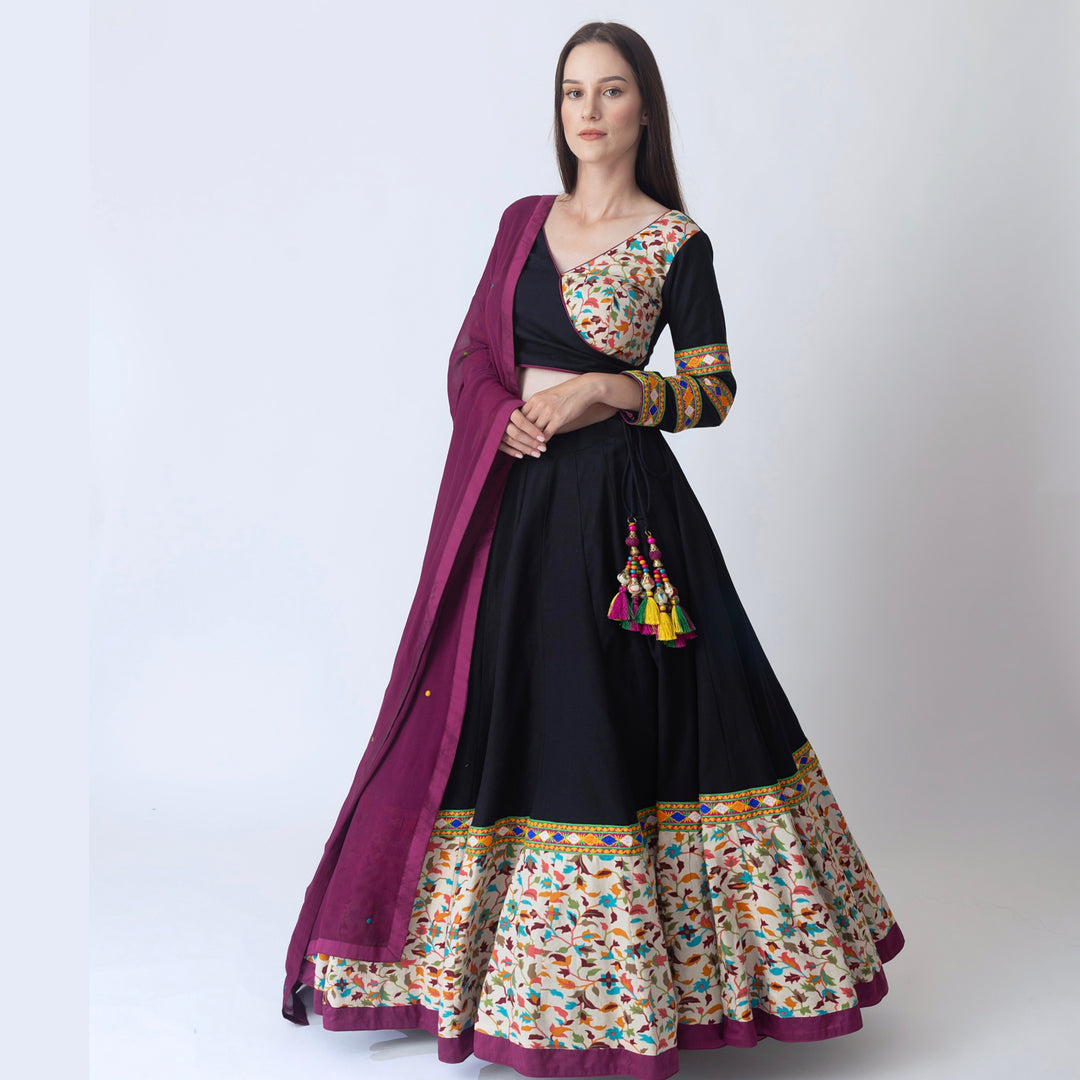 Black Chaniya Choli