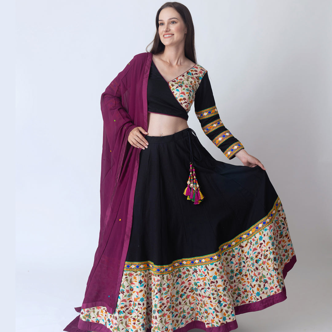 Black Chaniya Choli