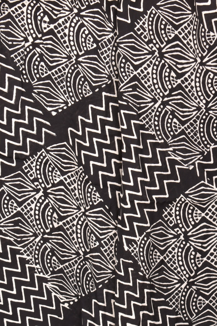 Maya Modal Silk Black Dupatta - Raas