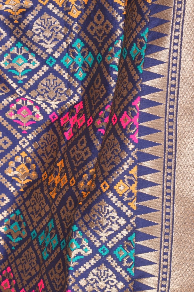 Multicolor Jacquard Dupatta With Tassels RAAS