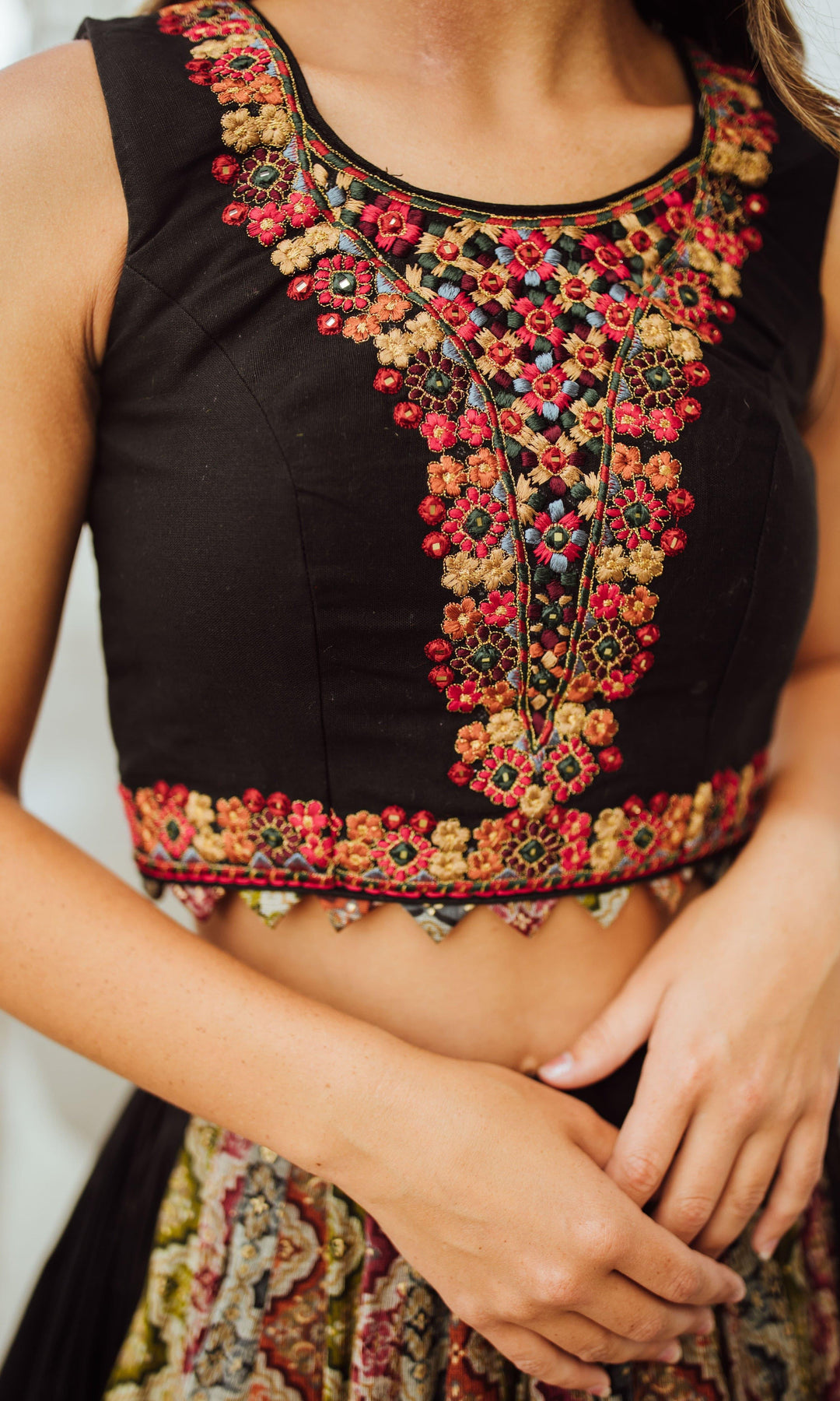 CC3660 full flare chaniya choli-[black_lehenga_choli]-[black_chaniya_choli]-[black_lehengas]