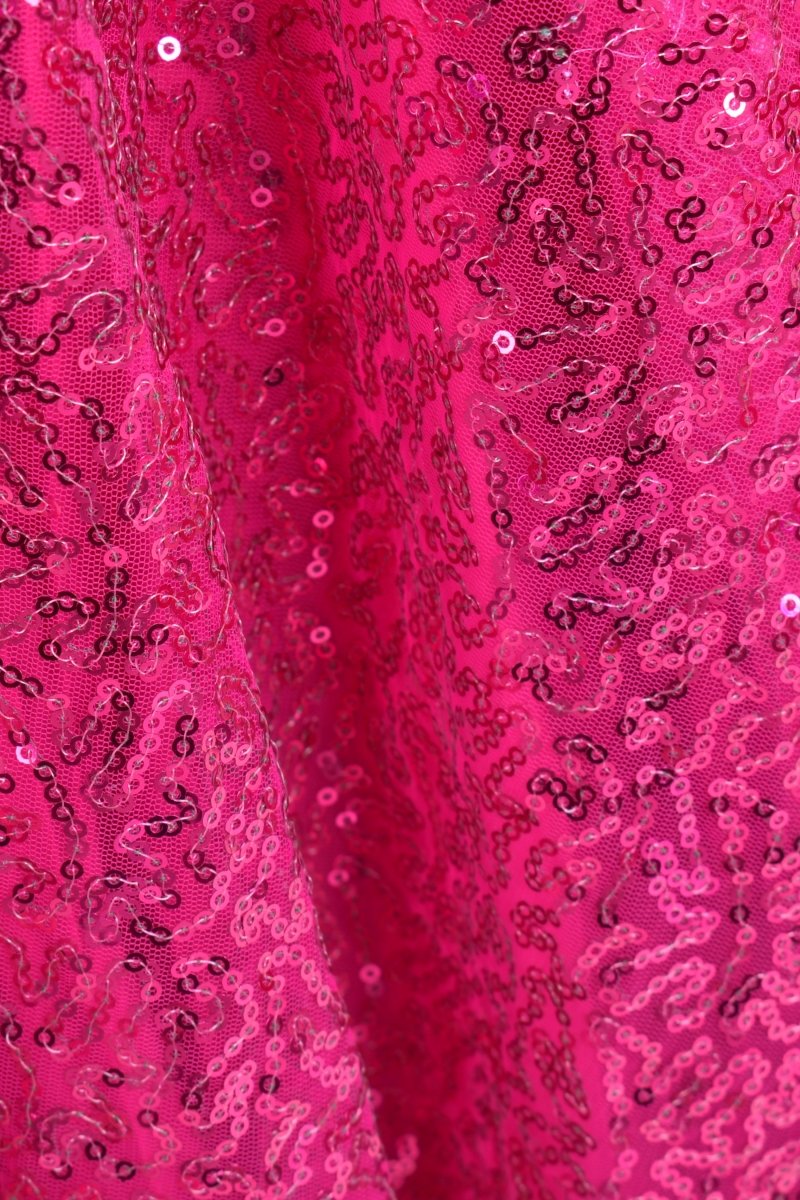 One Shoulder Sequins Pink Lehenga Choli Chaniya choli RAAS