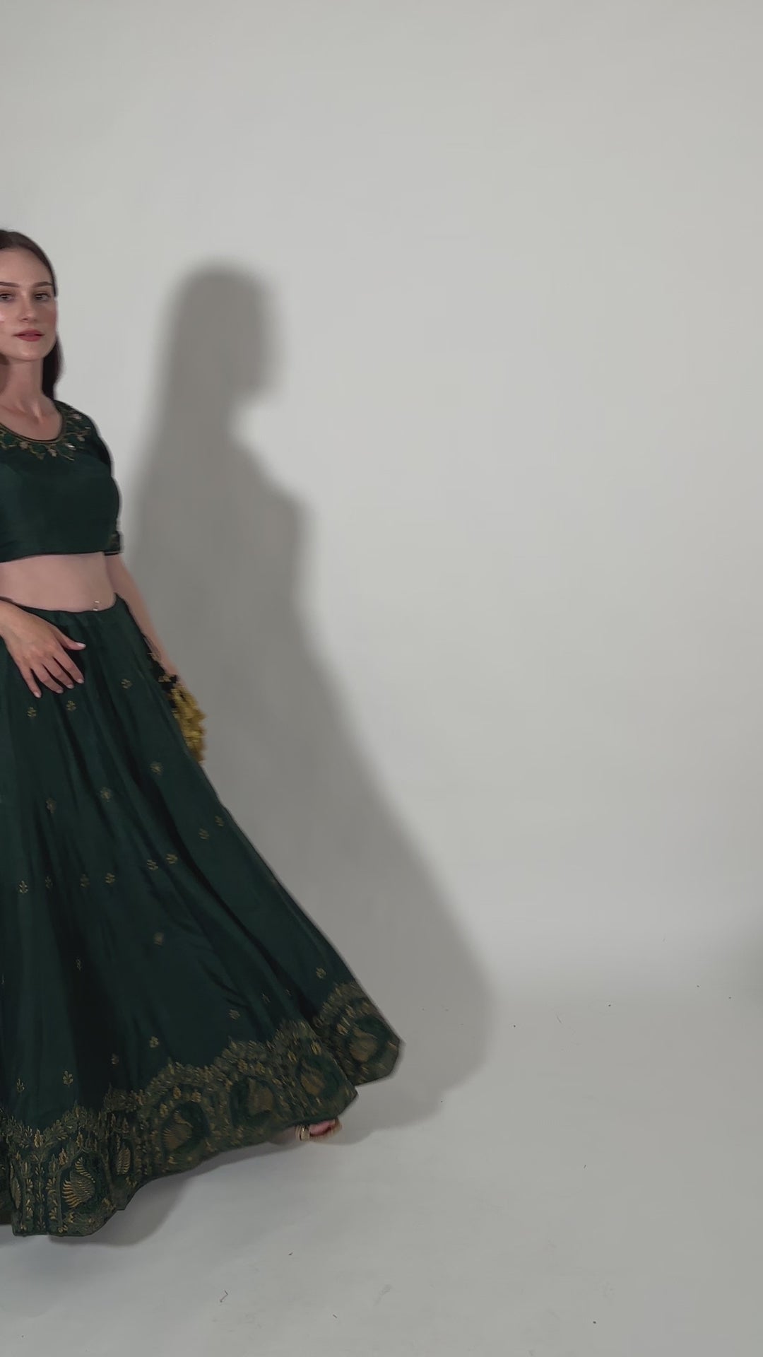 Sayona Green Lehenga Choli Set