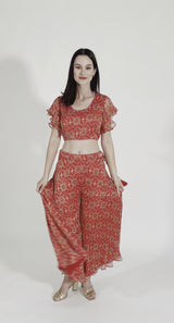 AG1979 Amara palazzo pant set