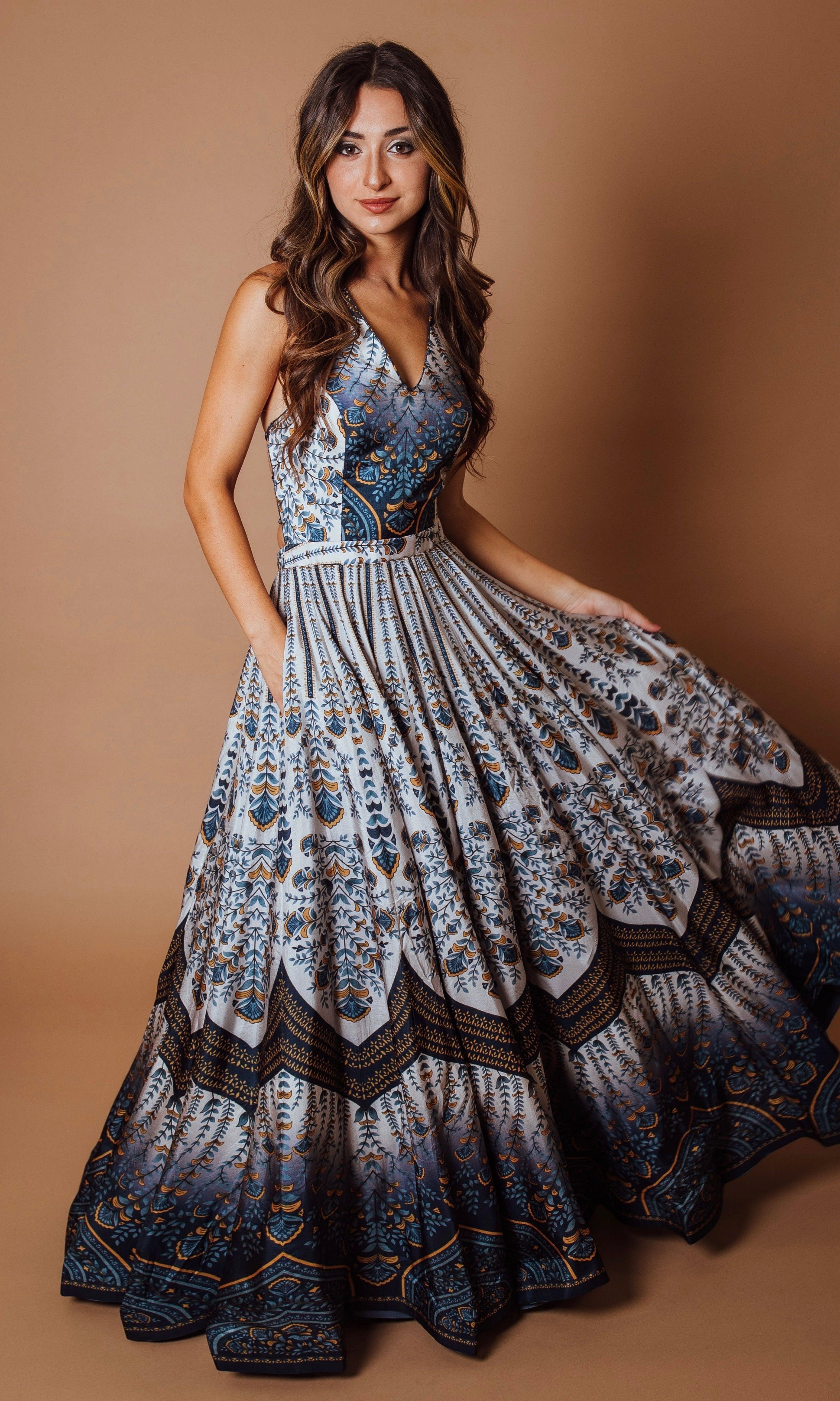 Ivory Tiered Anarkali Set | Indian fashion dresses, Casual gowns, Indian  gowns dresses