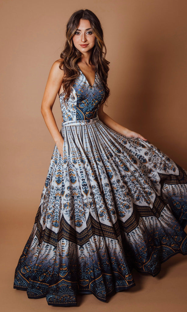 Indian Evening Gowns | Evening Gowns | Party Wear Gowns - DNF