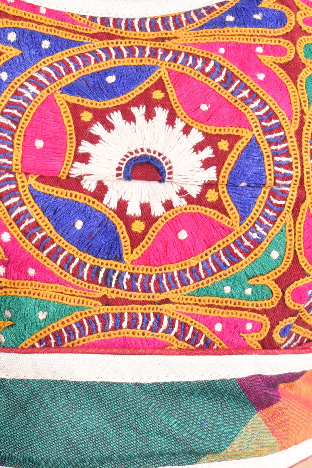 Raas - CHANIYA CHOLI USA - Multi color cotton layered chaniya choli set