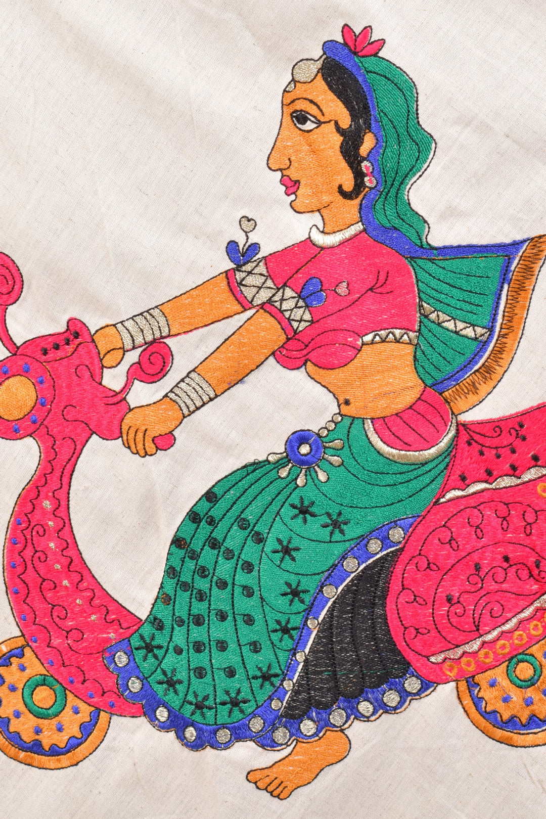 Raas - CHANIYA CHOLI USA - Multi color cotton layered chaniya choli set