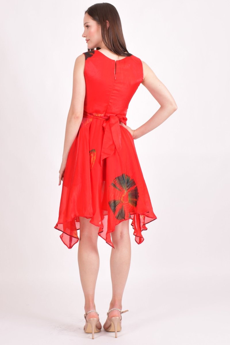 Raas - Kleo Red High Low Dress - dresses USA
