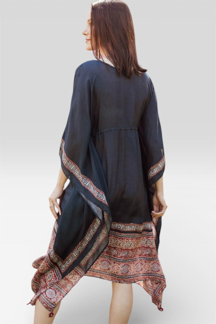 Raas - Manila Embroidered Kaftan - KAFTAN USA
