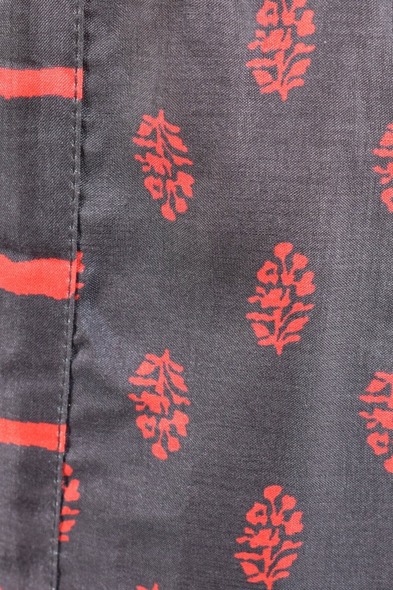 Raas - Meher Ajrakh Collared Maxi Dress - ANARKALI & GOWN USA