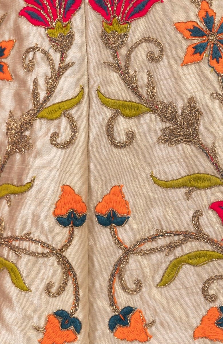 Raas - Oli Beige Chaniya Choli Sequins Embroidered - Chaniya choli USA