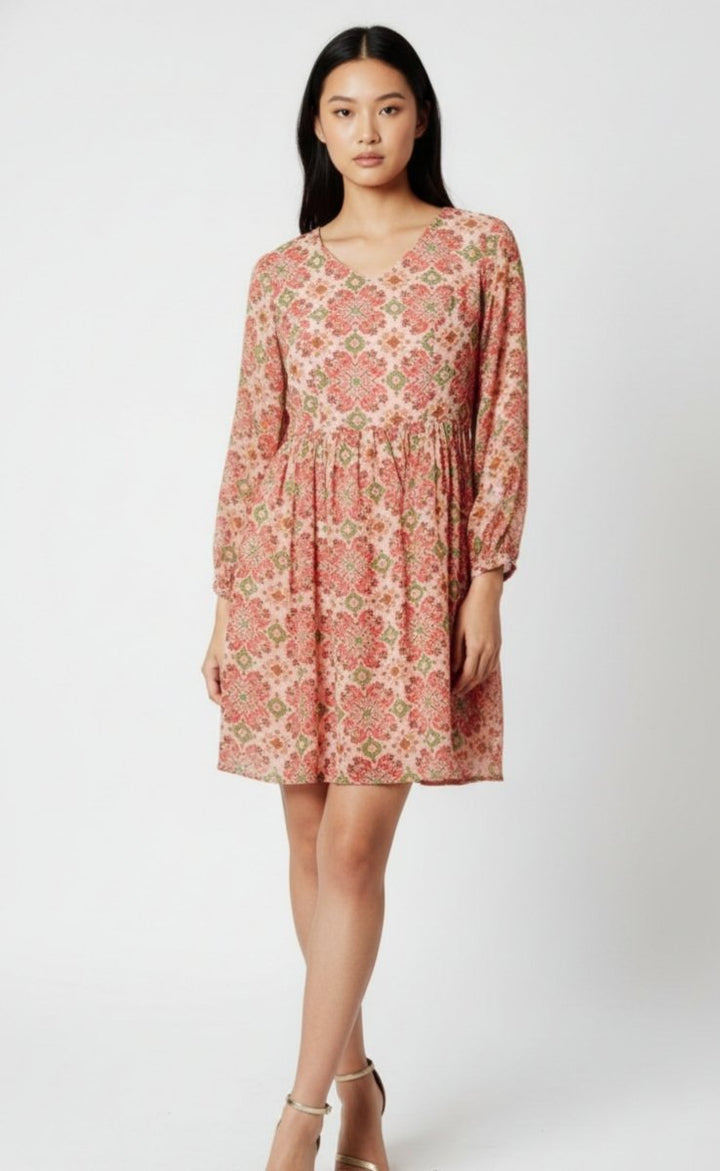 Raas - Rahi V - Neck Mini Dress - dresses USA