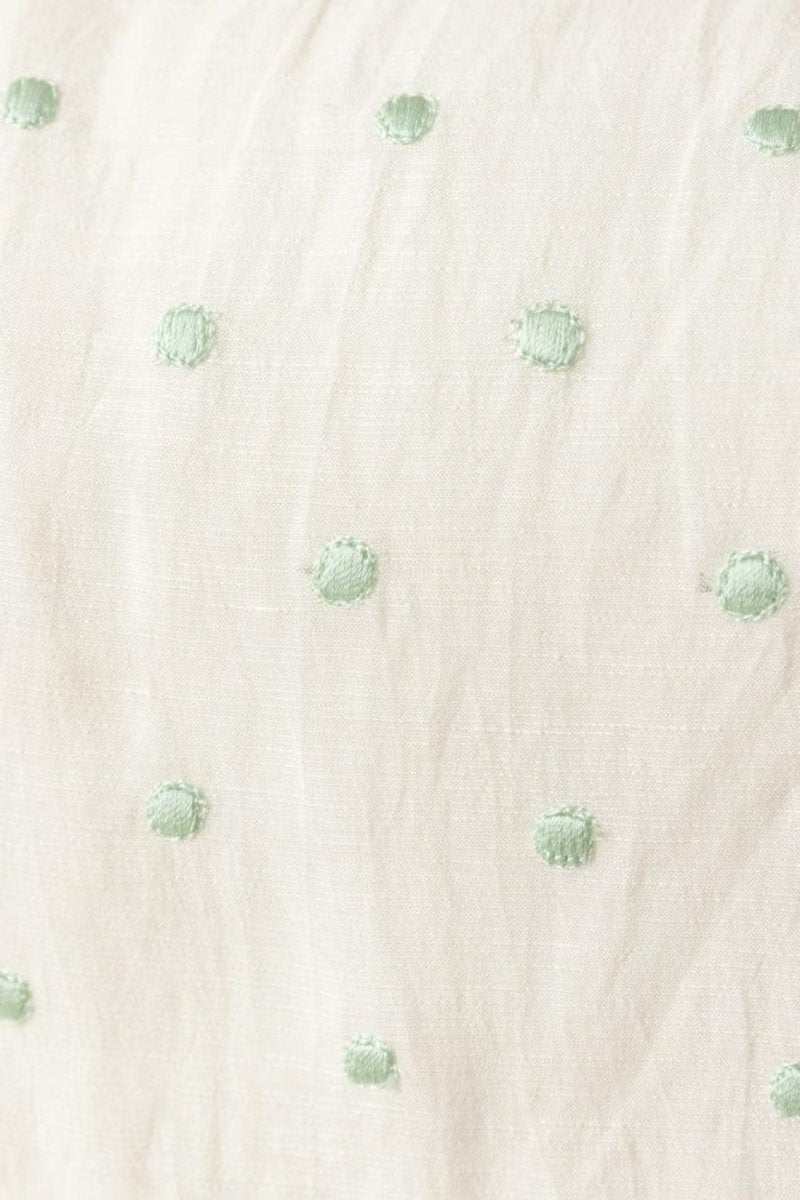 Raas - Saloni White Midi Dress with Embroidery - dresses USA