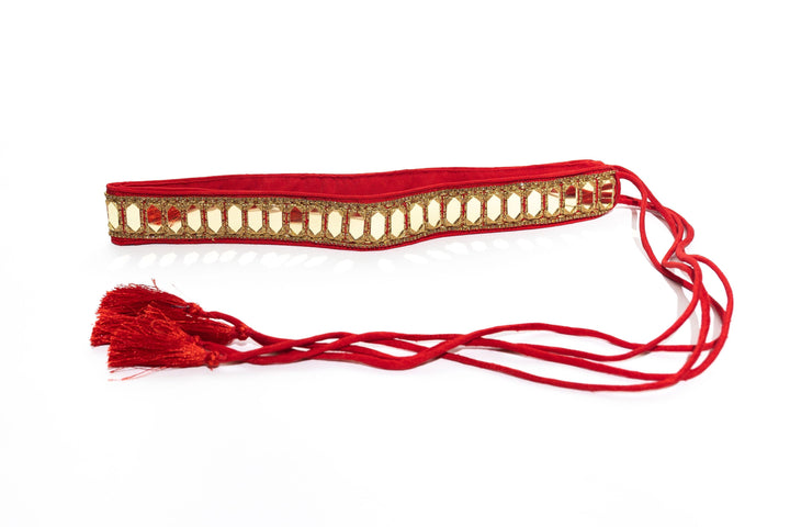Red Mirror belt - Raas