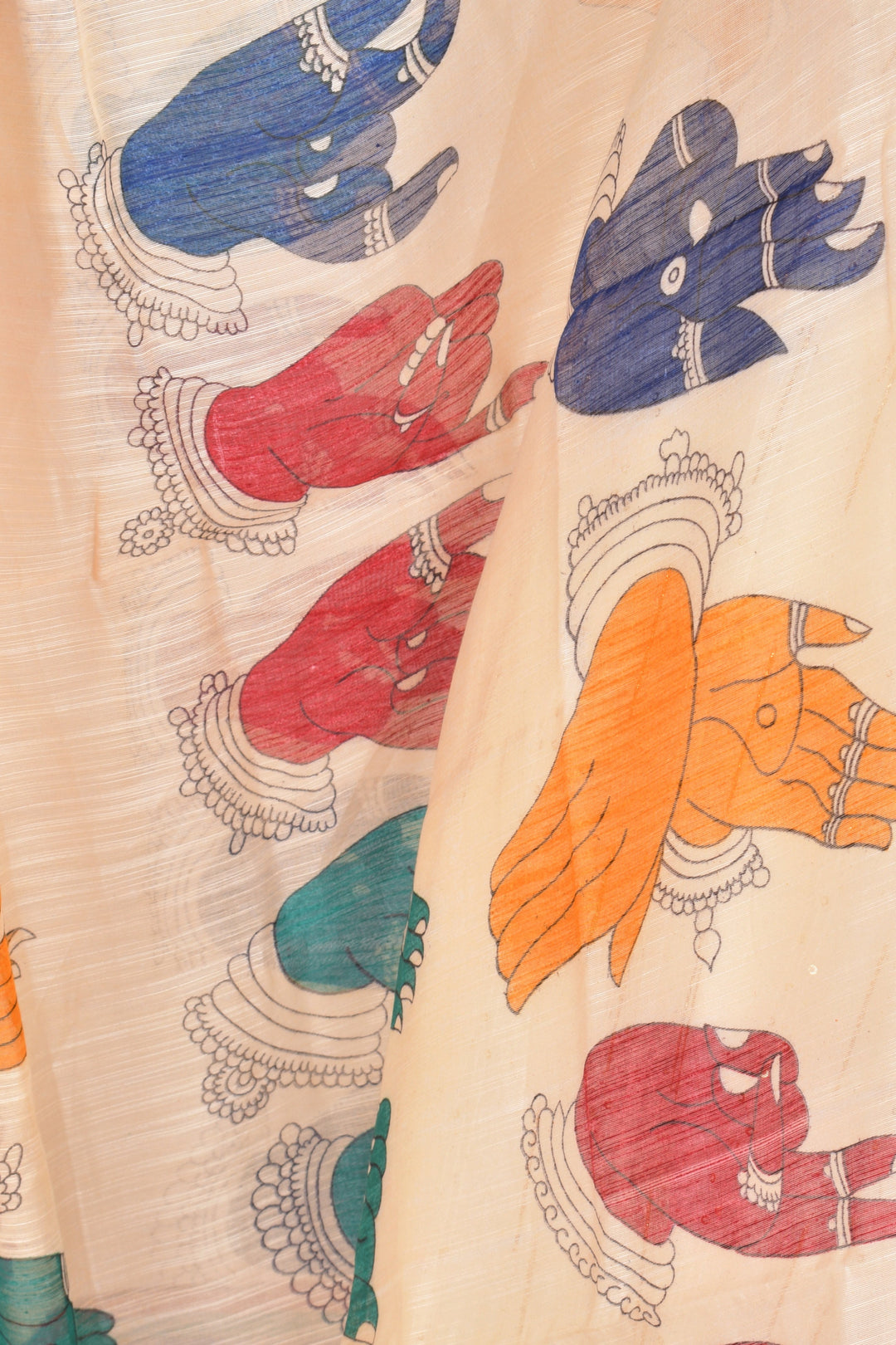 Rhea Beige Dupatta - Raas