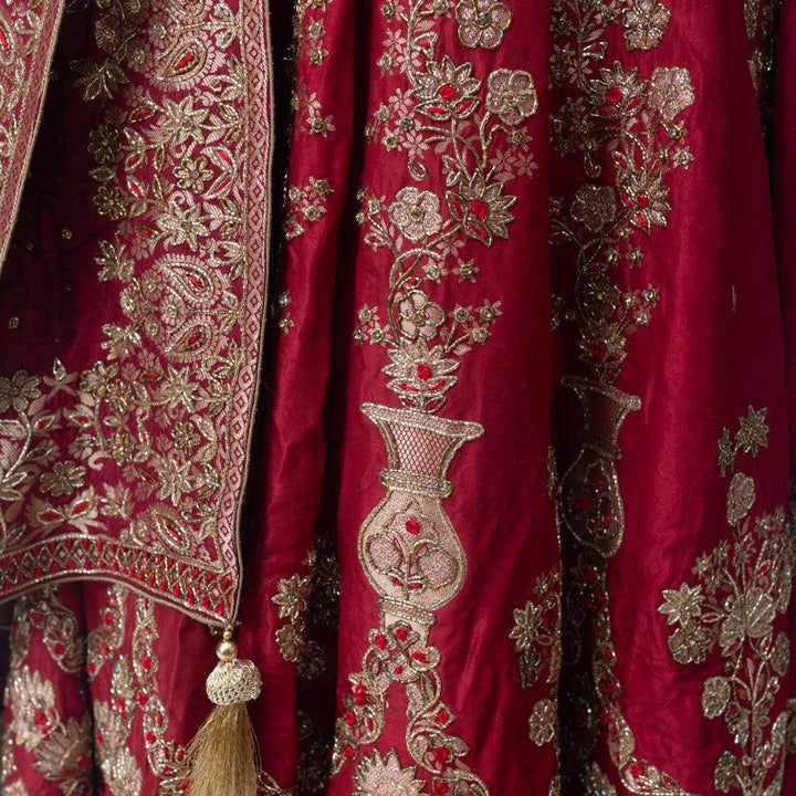 Riddhi Red Lehenga Choli - Raas