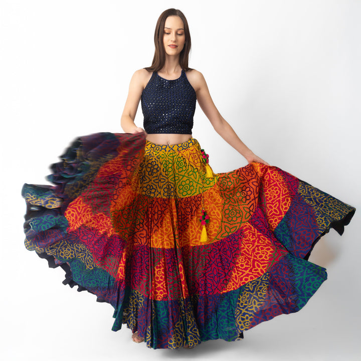 Sayli Tropical Embroidered Lehenga - Raas