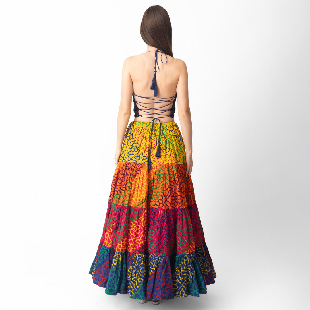 Sayli Tropical Embroidered Lehenga - Raas