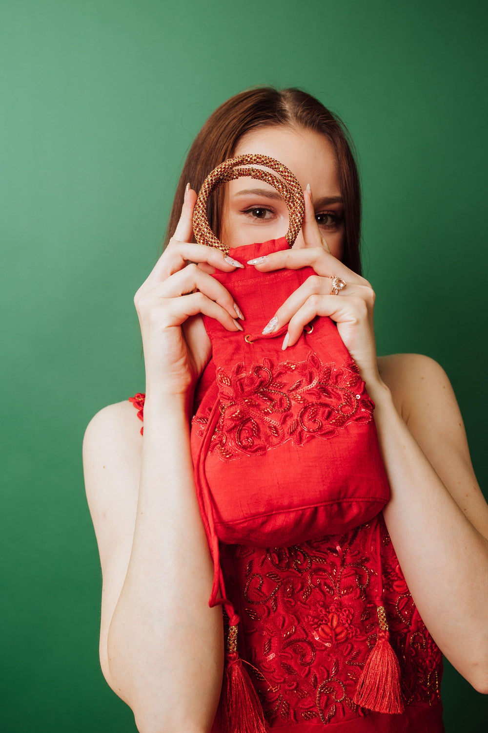 AB1070 Red TIA bag BAGS RAAS