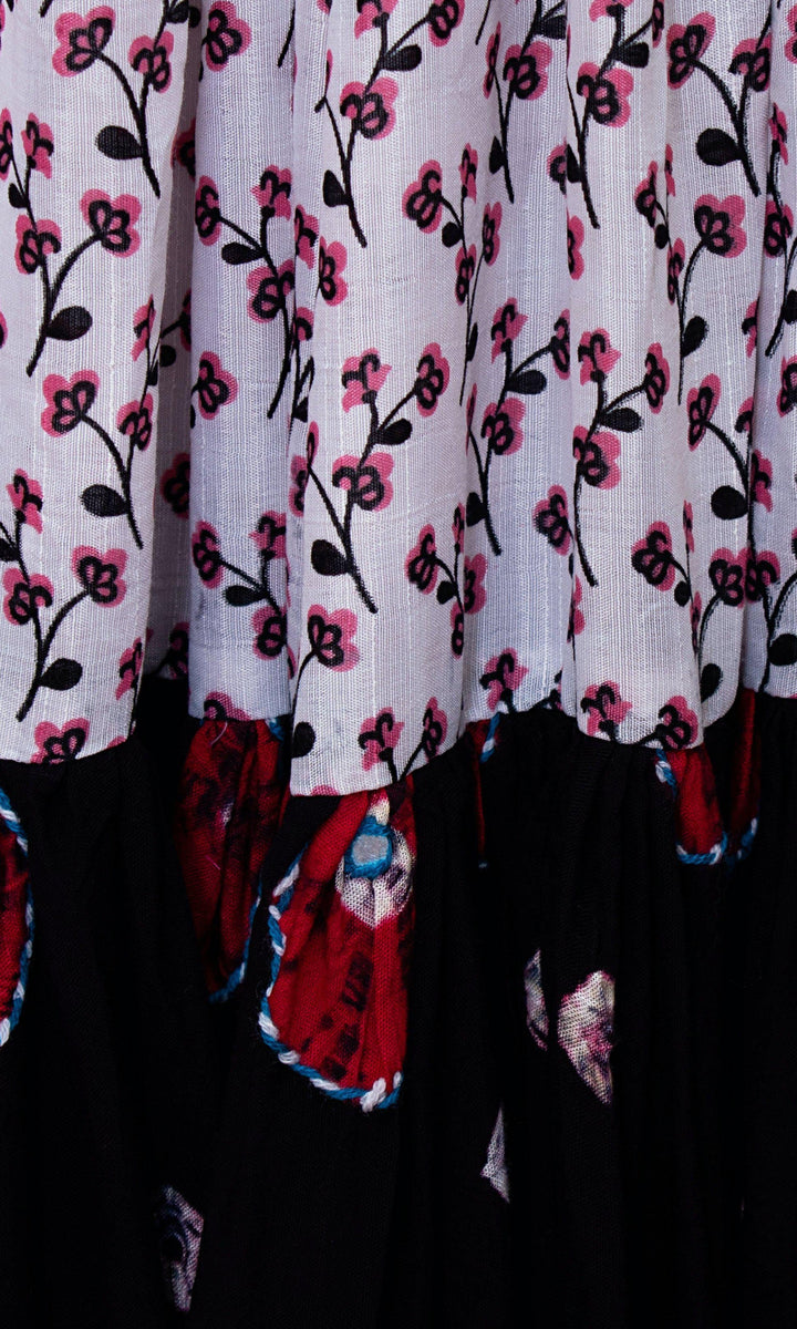 Black &White Lehenga Choli Set-Raas USA