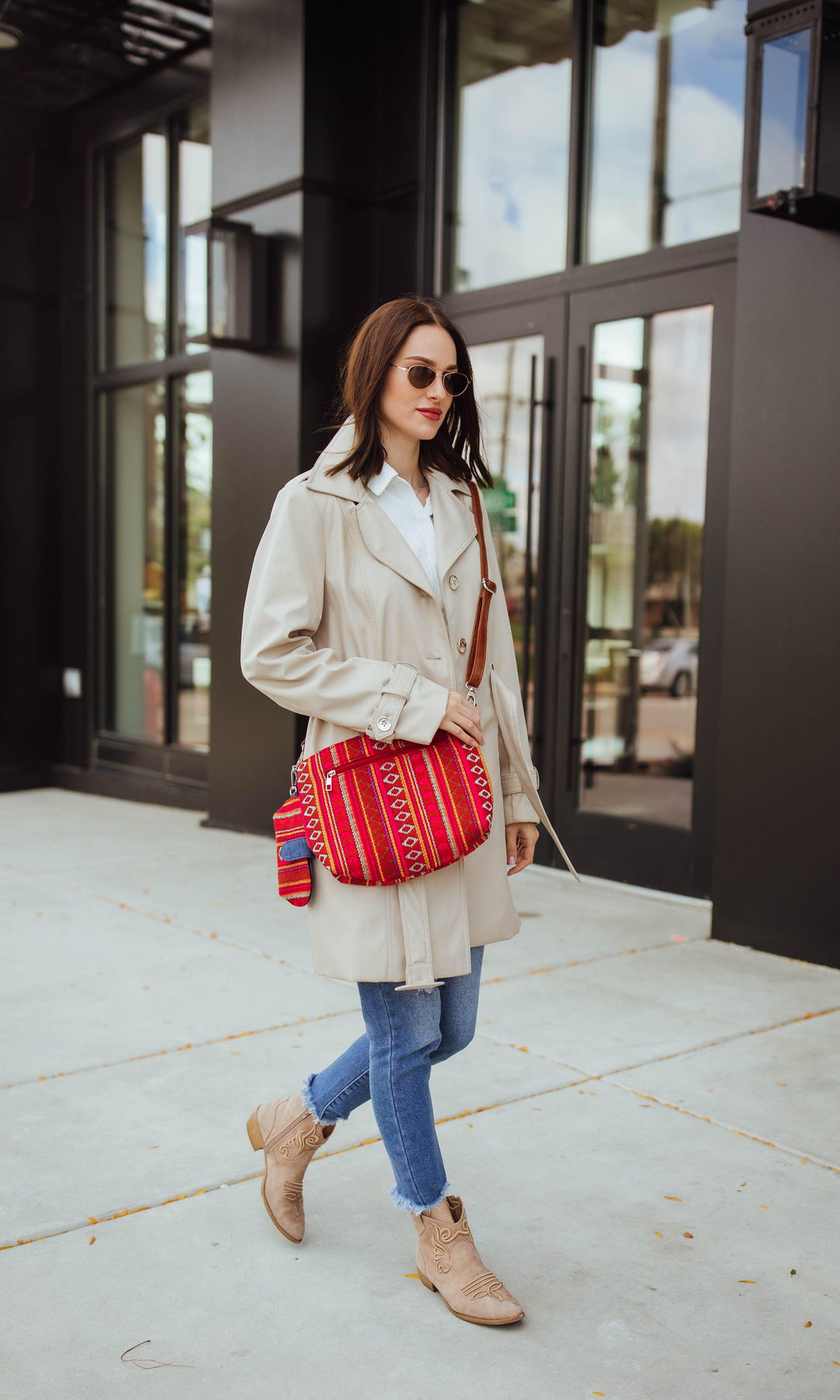 CARA AB1065B Sling Bag-Raas USA