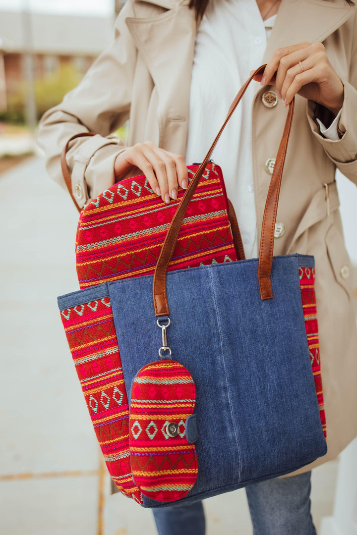 CARA combo AB1065-Tote, Sling bag and Sunglasses-Raas USA