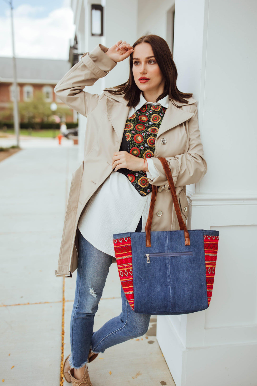 CARA combo AB1065-Tote, Sling bag and Sunglasses-Raas USA