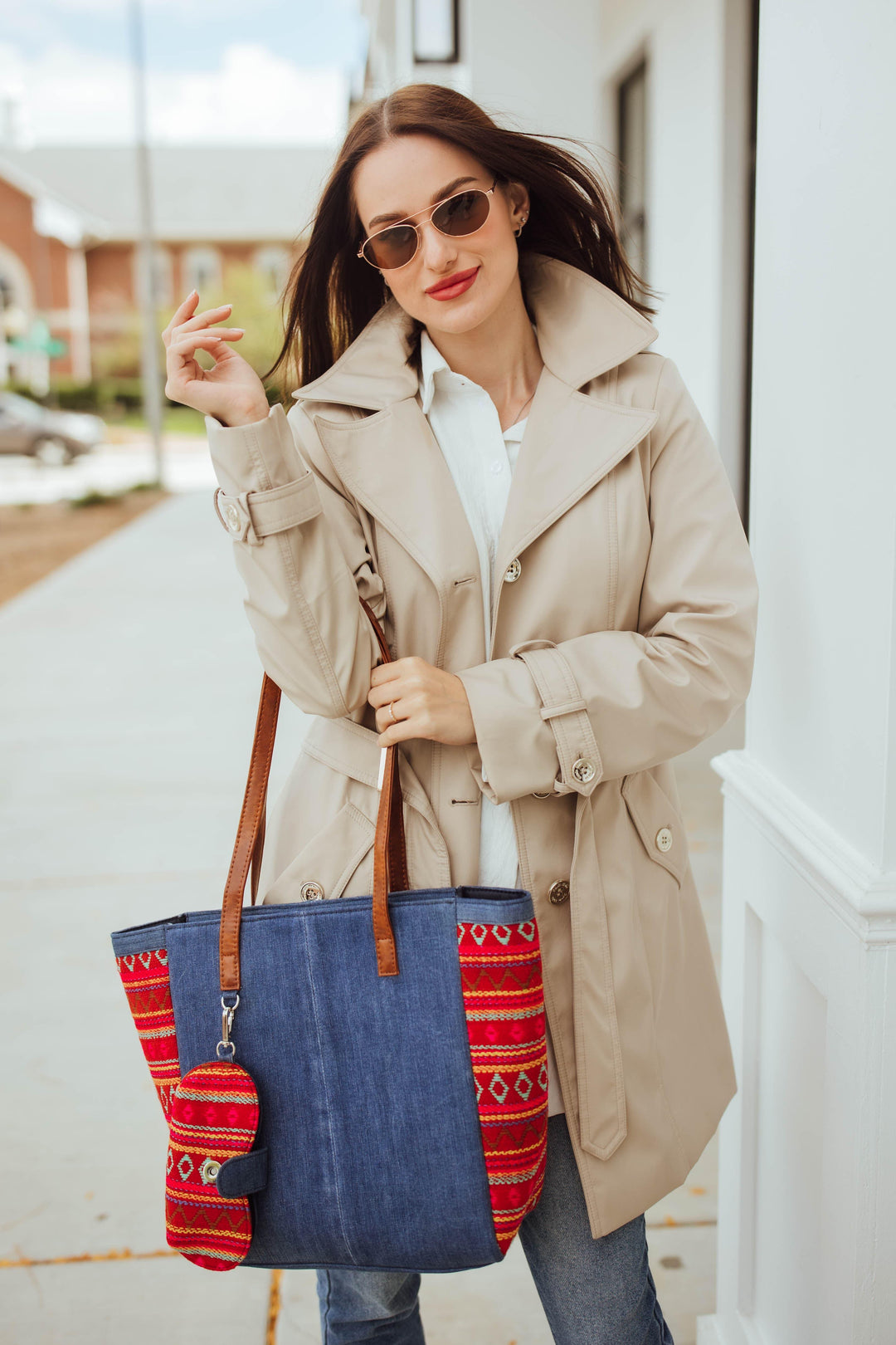 CARA combo AB1065-Tote, Sling bag and Sunglasses-Raas USA