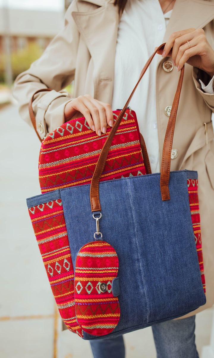 CARA combo AB1065-Tote, Sling bag and Sunglasses-Raas USA