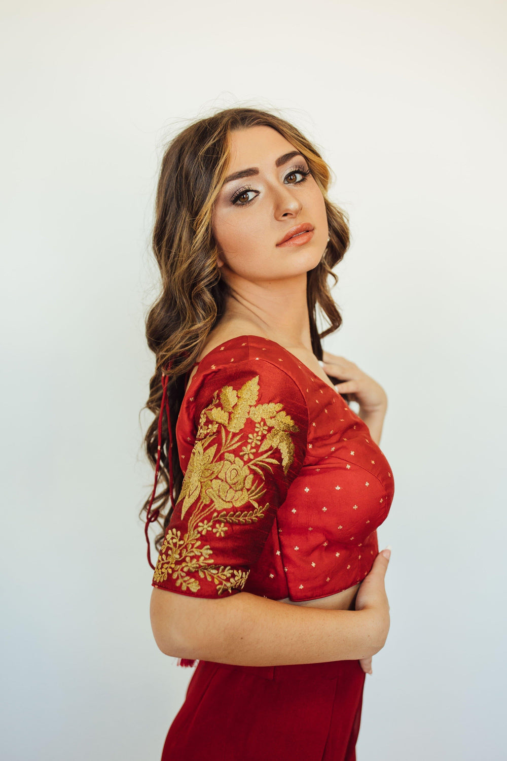 Floral Embroidered Blouse BLOUSE RAAS