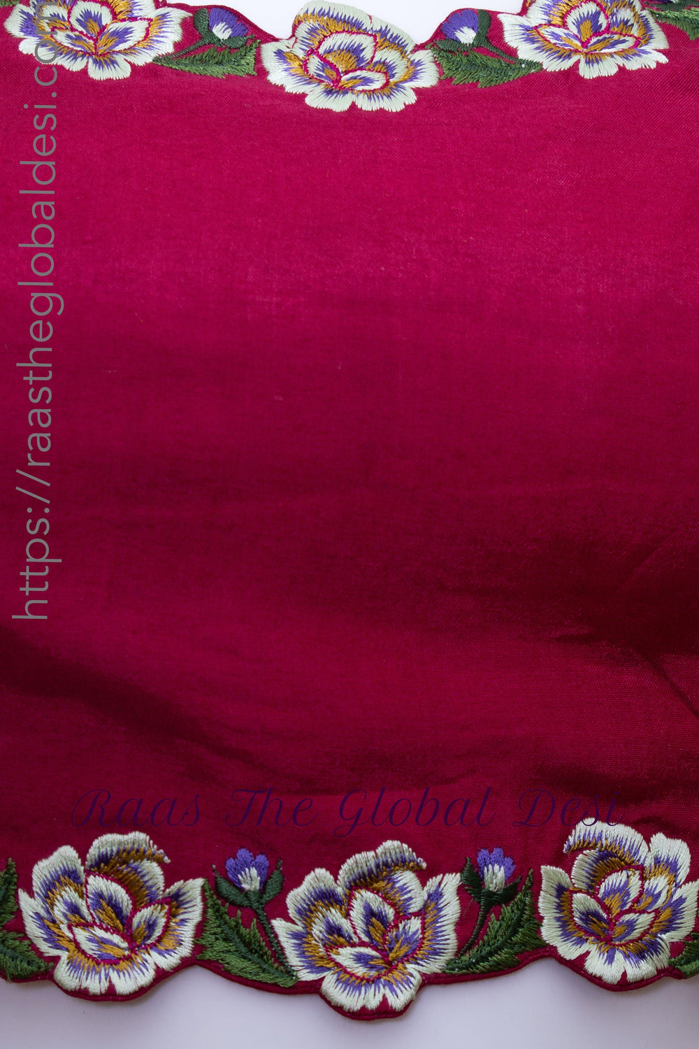 Floral Red and Pista Green Lehenga Choli Set-[mehendi outfit]-Raas