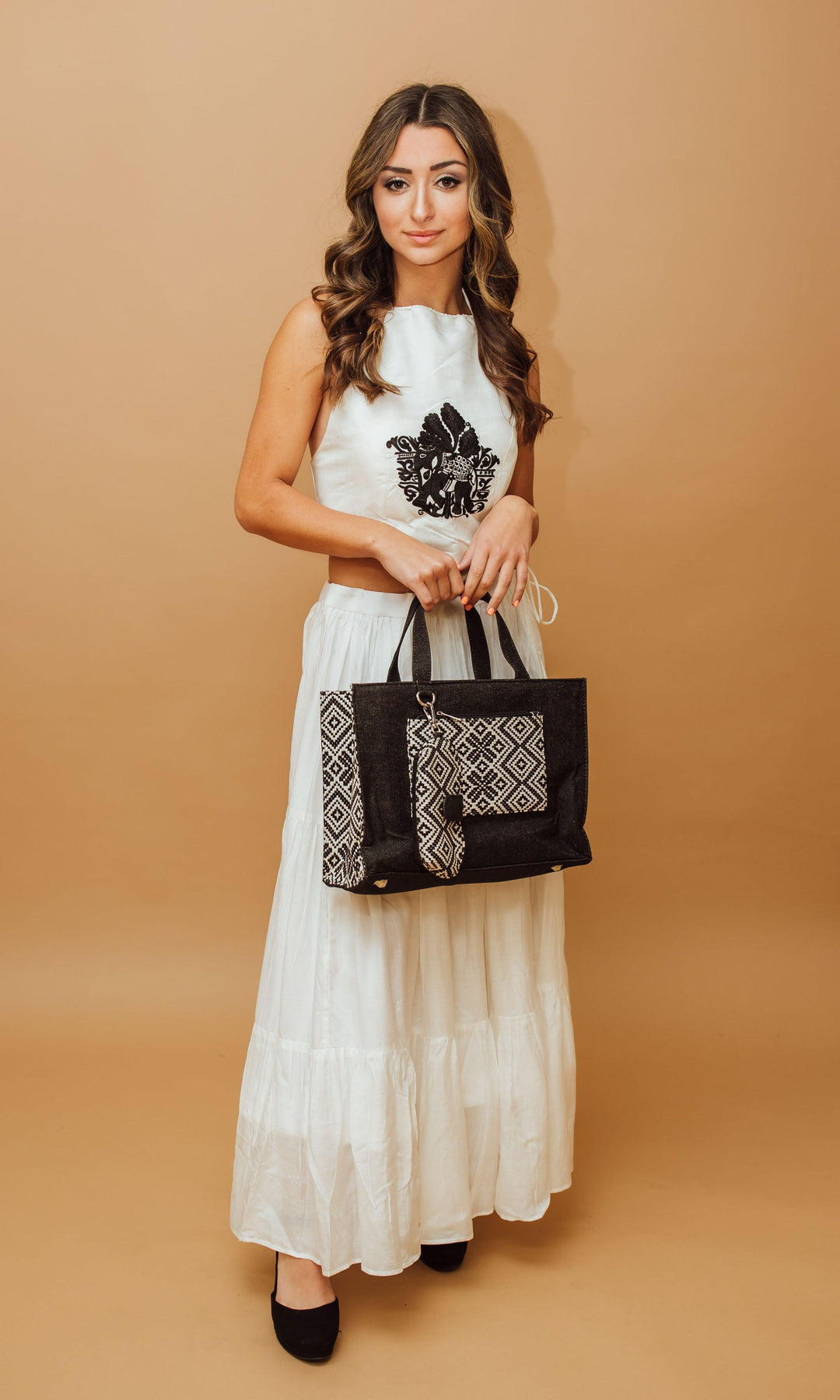 INAYA combo AB1066-Tote, Sling bag and Sunglasses-Raas USA