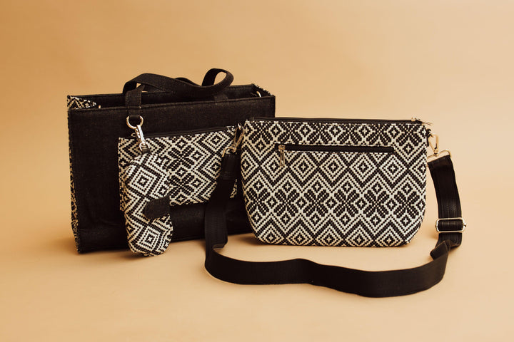 INAYA combo AB1066-Tote, Sling bag and Sunglasses-Raas USA