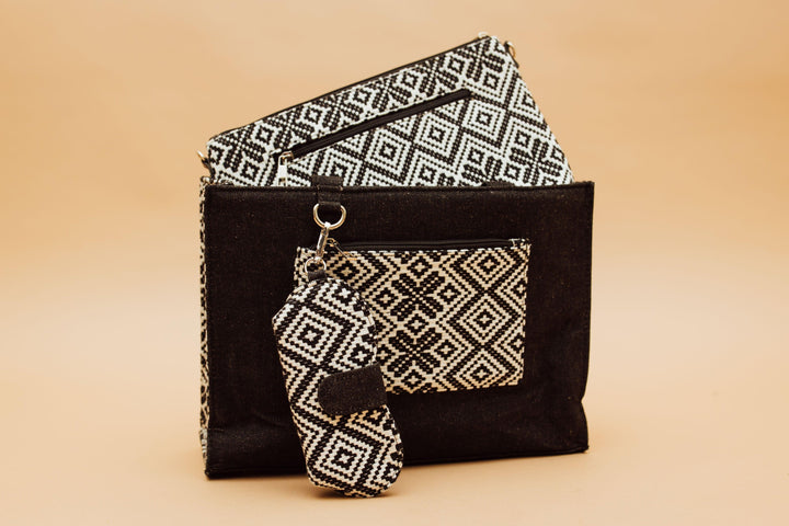 INAYA combo AB1066-Tote, Sling bag and Sunglasses-Raas USA