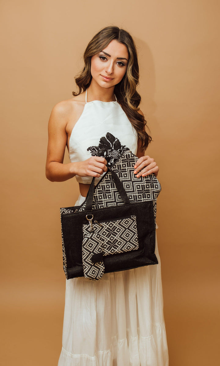 INAYA combo AB1066-Tote, Sling bag and Sunglasses-Raas USA